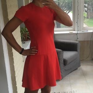 Red Uniqlo dress